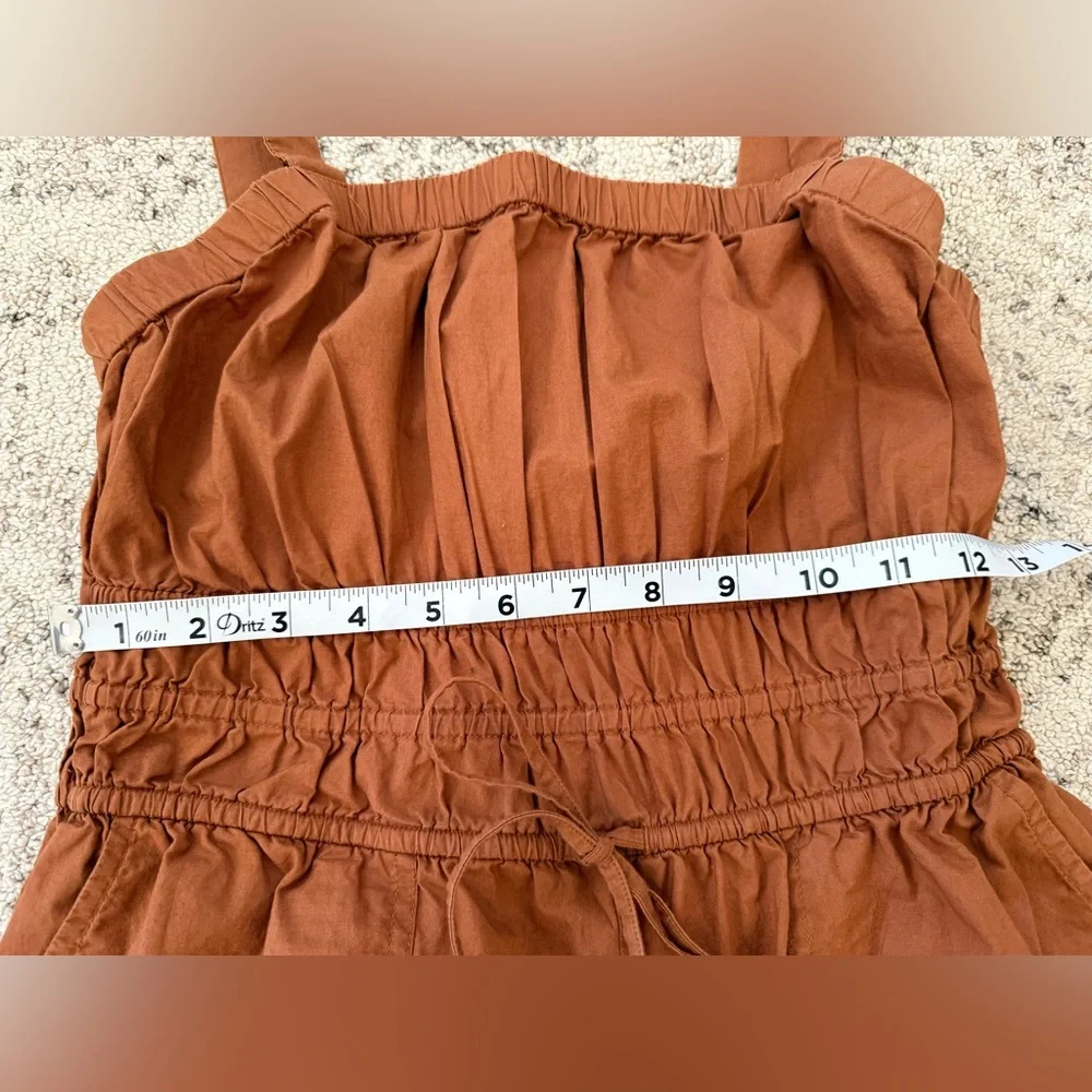 Universal Thread Cropped Rust Jumpsuit/Romper Sz S - Picture 6 of 11